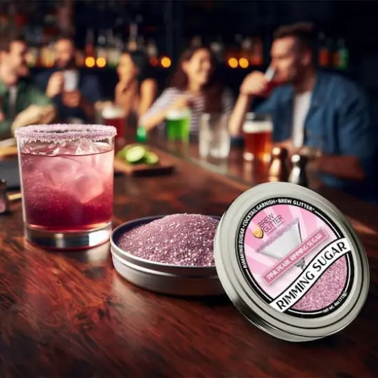 Bakell&reg; Brew Glitter Rimming Sugar Pink {5}