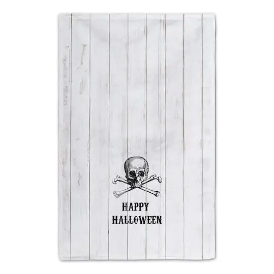 Happy Halloween Skull Tea Towel Set {4}
