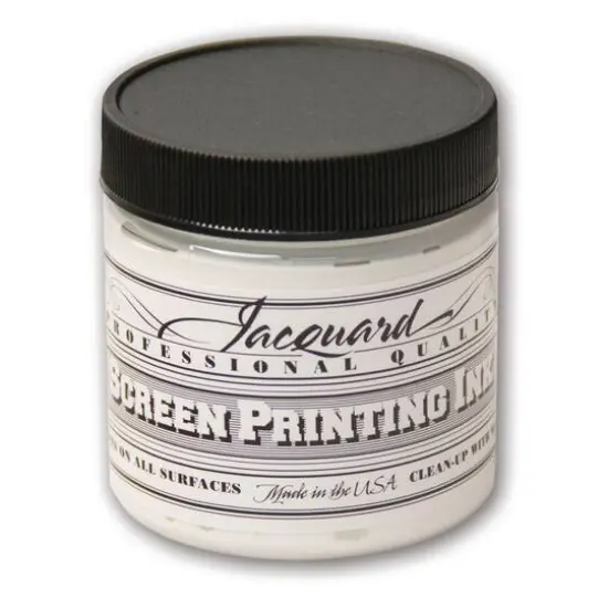 Jacquard Professional Screen Printing Ink, 4oz. White {1}