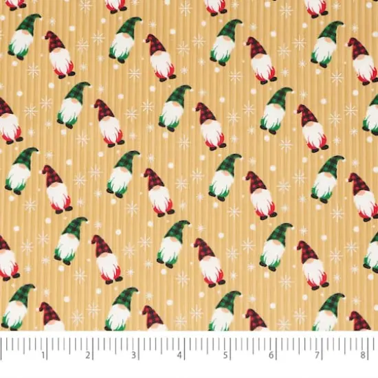 SINGER Christmas Holiday Gnome Cotton Fabric Fat Quarter Bundle {4}