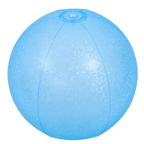 20" Blue Mosaic Inflatable Beach Ball {1}