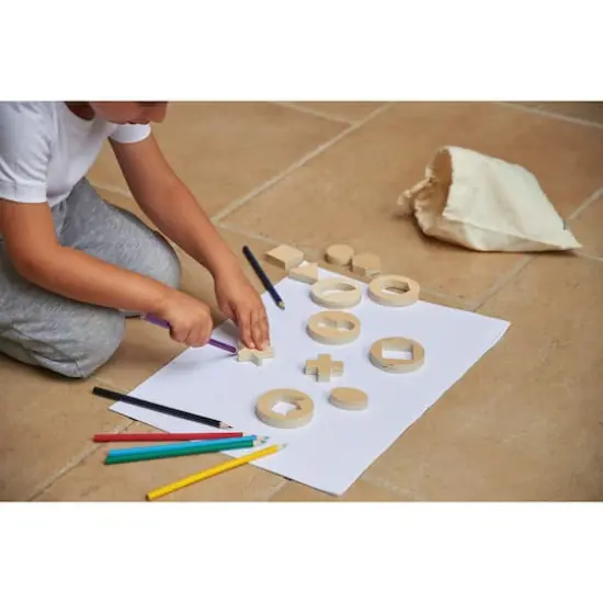 TickiT&reg; Inside Outside Wooden Shapes Play Set {4}