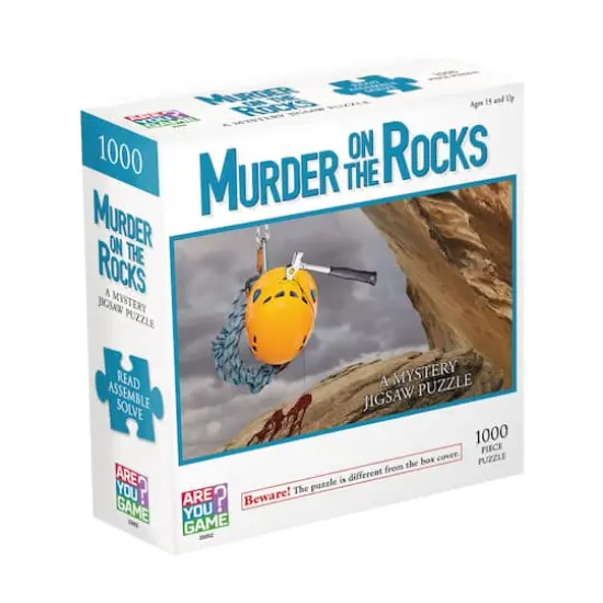 Murder on the Rocks Classic Mystery 1,000 Piece Jigsaw Puzzle {1}