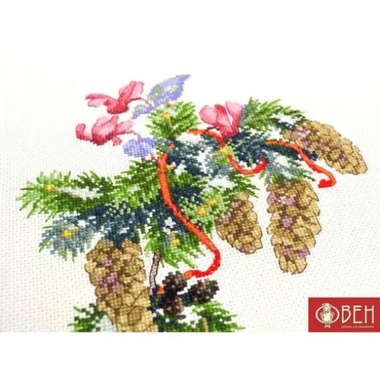 Oven Christmas Star Cross Stitch Kit {4}