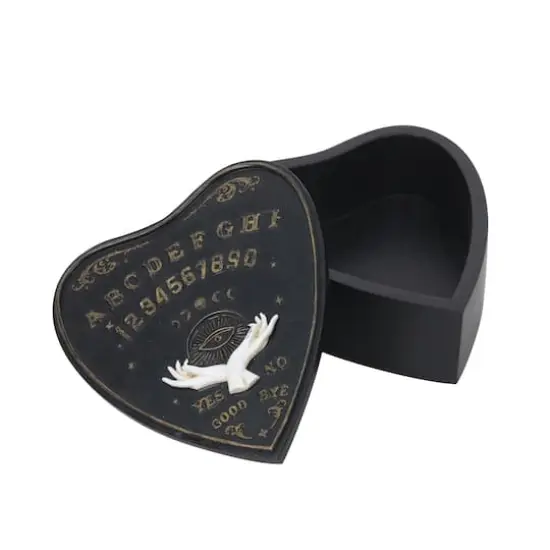 5" Black Heart Ouija Board Tabletop Accent by Ashland&reg; {3}