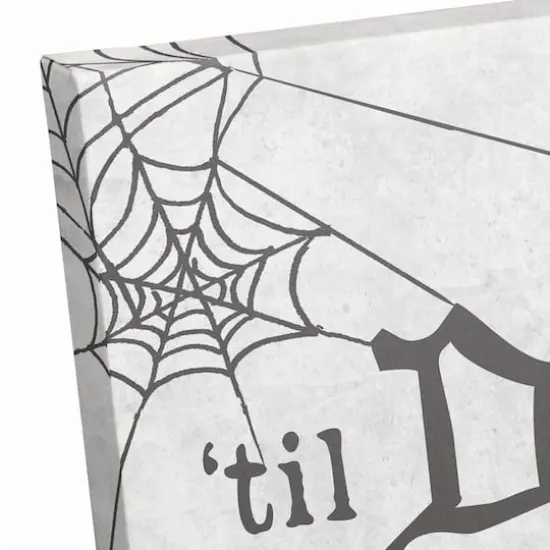 'Til Death Do Us Part Webs Canvas Wall Art {4}
