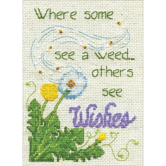 Design Works&trade; Dandelion Wishes Counted Cross Stitch Kit {3}