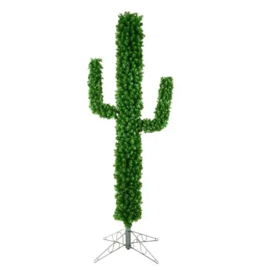 7.5ft. Unlit Cactus Pine Artificial Christmas Tree {1}