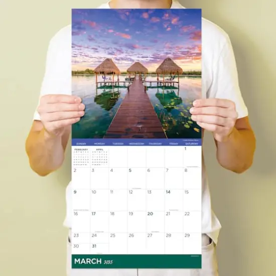 TF Publishing 2025 Tropical Escapes Wall Calendar {5}