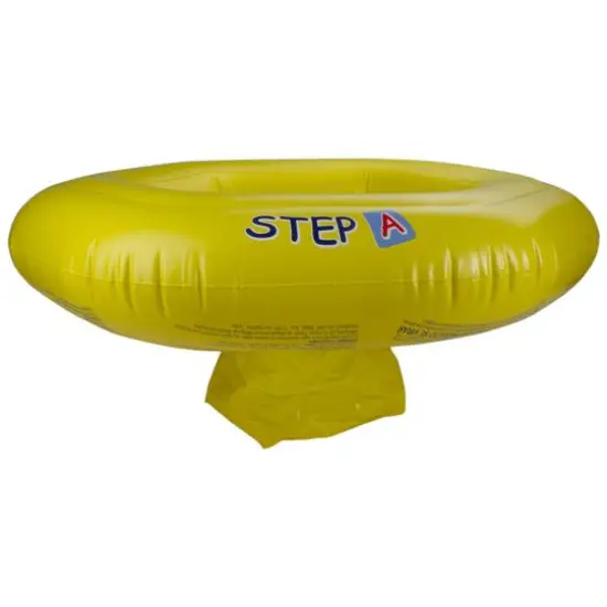 Pool Central® 26" Yellow Inflatable STEP A Swimming Pool Baby Seat Float {3}