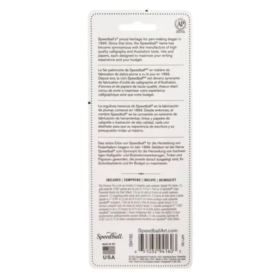 Speedball&reg; Signature Series Pen & Metallic Ink Set {3}