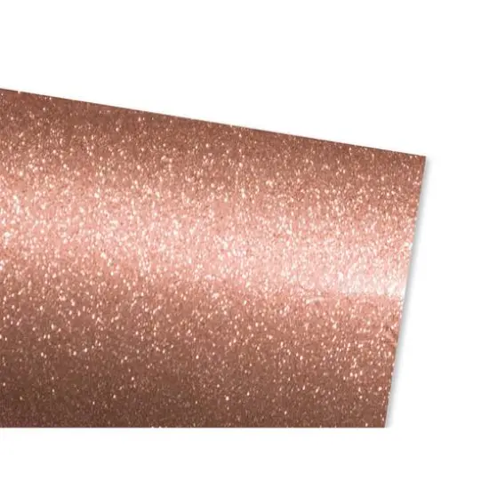 PA Vinyl Fine Glitter Permanent Adhesive Vinyl Rose Gold {3}