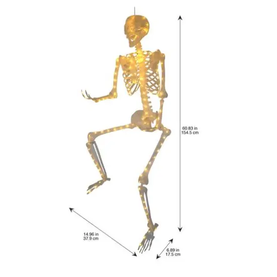 5ft. Warm White LED Skeleton by Ashland&reg; {4}