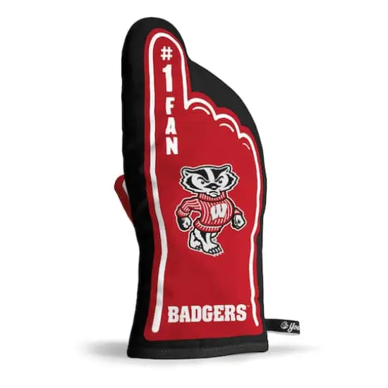 Quilted No.1 Oven Mitt Wisconsin Badgers {4}