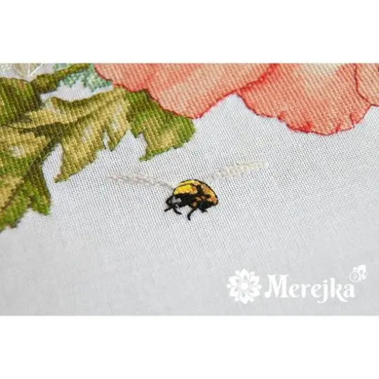 Merejka Poppies Counted Cross Stitch Kit {8}
