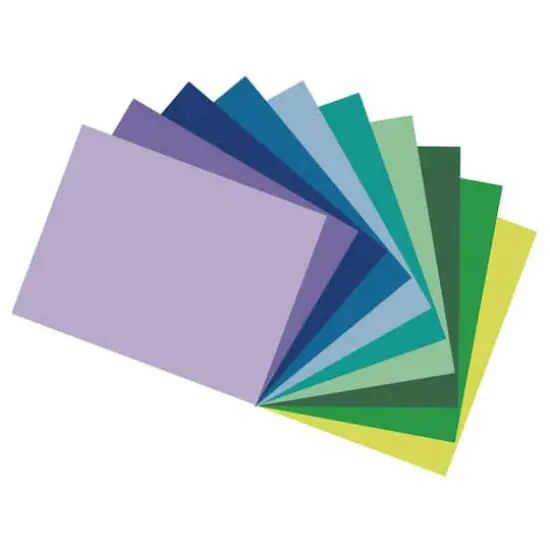 Pacon&reg; Tru-Ray Cool Colors Construction Paper, 9" x 12" {4}