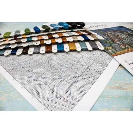 Letistitch Decorating the Haunted House Counted Cross Stitch Kit {6}