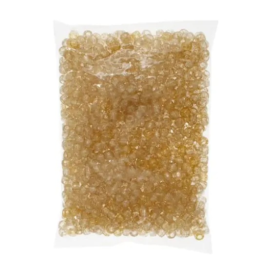 John Bead 9mm Sparkle Pony Beads, 1,000ct. Gold {6}