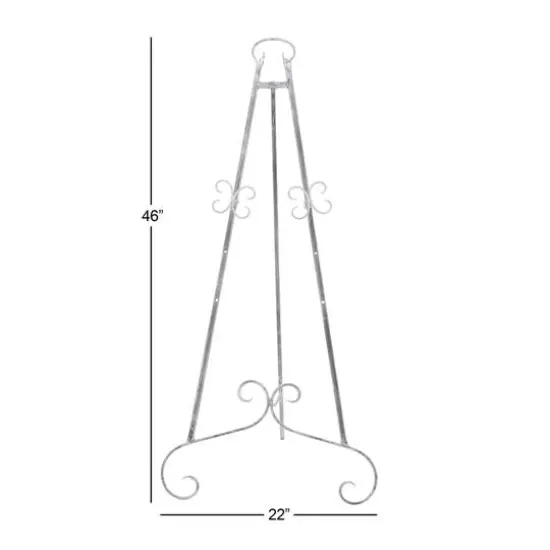 46'' Traditional Iron Easel Gray {6}