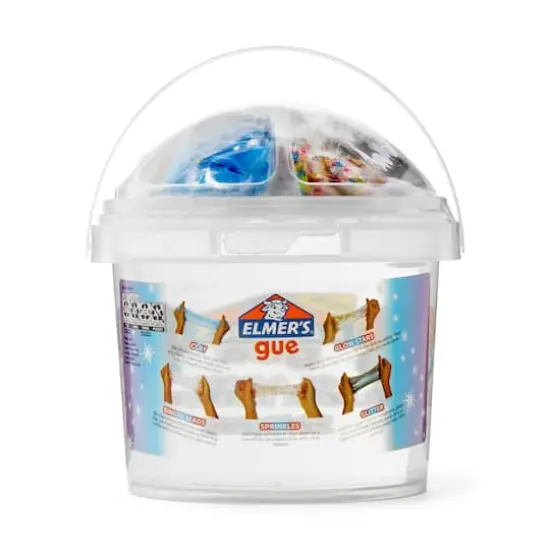 Elmer's® Gue Glassy Clear Deluxe Premade Slime with Mix-Ins {5}