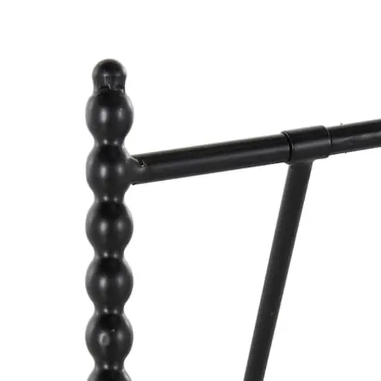 9" x 11" Black Metal Abstract Wide Display Easel {5}