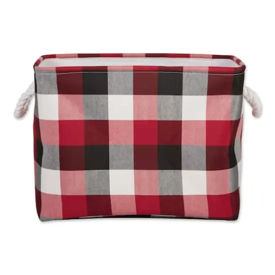 DII&reg; Medium Tri Color Rectangular Bin Cardinal Red {5}