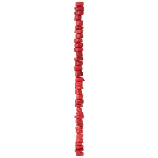 Red Dyed Bamboo Coral Tube Beads, 10mm by Bead Landing&trade; {4}