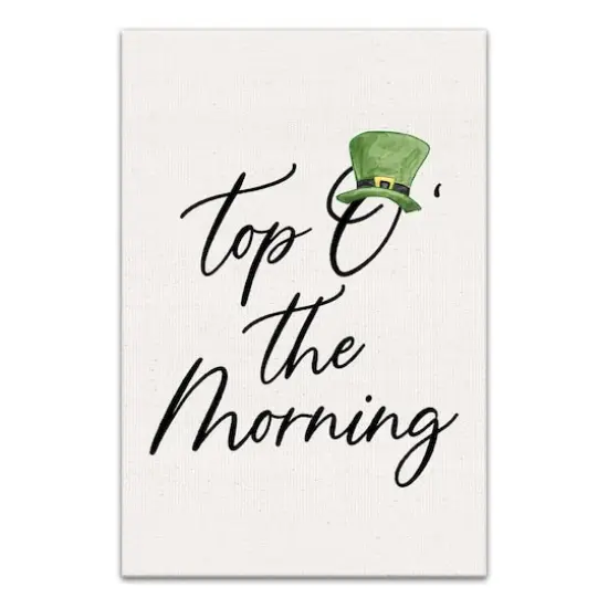 Top O the Morning 12" x 18" Canvas Wall Art {1}