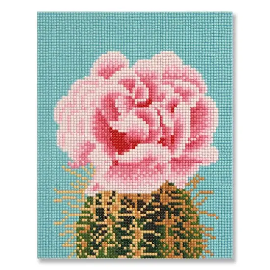 Flower Cactus Painting Diamond Art by Make Market&reg; {6}