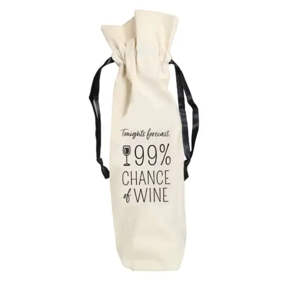 Personality Case&trade; Forecast Canvas Wine Bag {1}