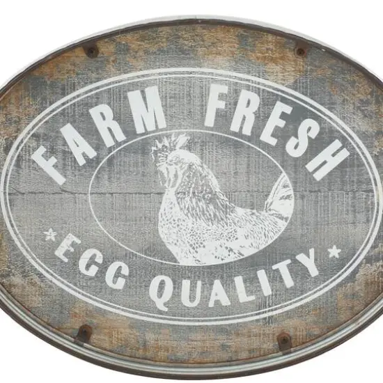 Gray Metal Farmhouse Tray Set {7}