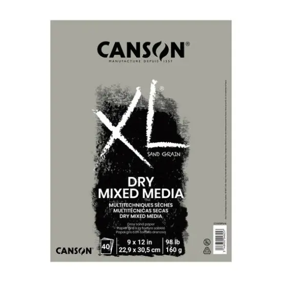 Canson&reg; XL&reg; Gray Sand Grain Dry Mixed Media Pad {1}