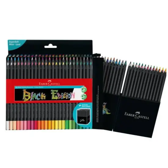 Faber-Castell&reg; 50 Color Black Edition Colored Pencils {1}
