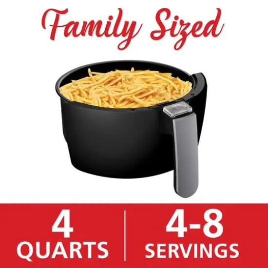 Brentwood 4-qt. 1400 Watt Electric Digital Air Fryer {3}