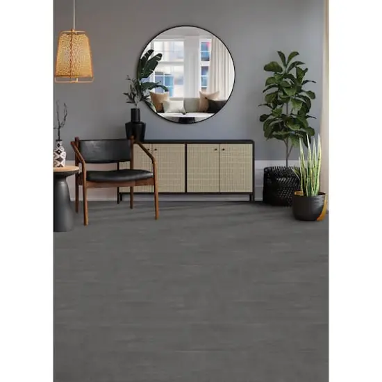 FloorPops Quarry Dark Gray Peel & Stick Floor Tiles {6}