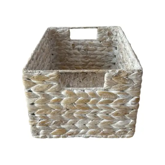 Medium White Hyacinth Basket by Ashland&reg; {3}