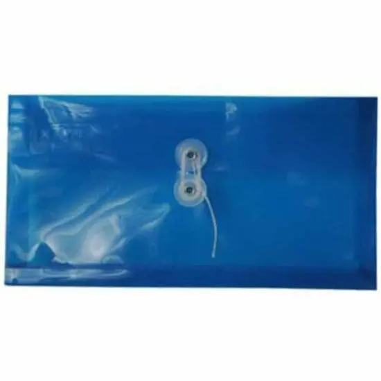 JAM Paper No.10 Deep Blue Button String Booklet Envelopes, 24ct. {1}