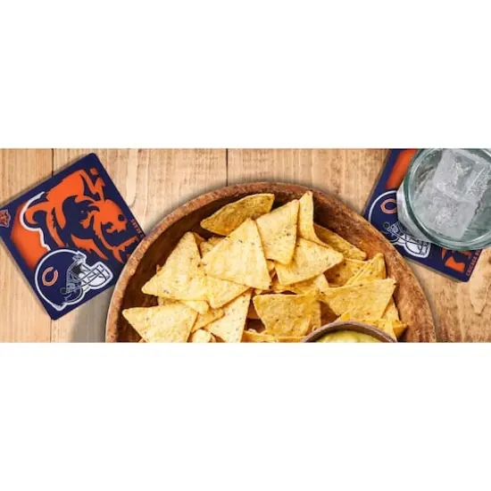 NFL 3D Logo Series Coaster Set Chicago Bears {4}