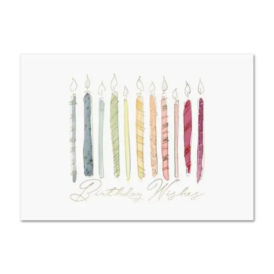 JAM Paper Colorful Birthday Candles Cards, 25ct. {1}