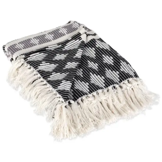 DII&reg; Black & Gray Colby Southwest Throw {1}