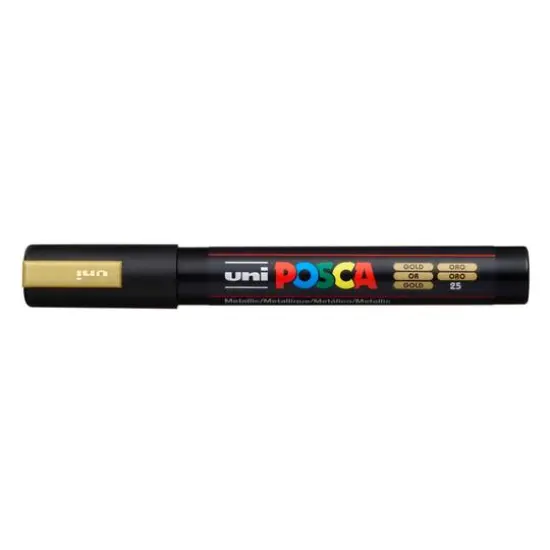 Uni POSCA PC-5M 8-Color Medium Tip Metallic Paint Marker Set {3}