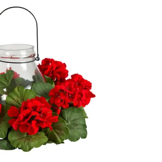 16" Artificial Geranium Candelabrum {5}