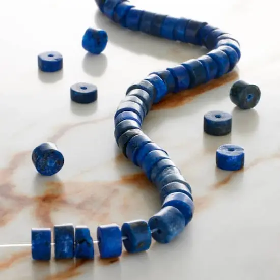 Blue Dyed Lapis Heishi Beads by Bead Landing&trade; {3}