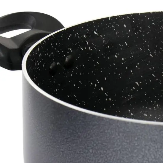 Oster Pallermo 5qt. Charcoal Aluminum Dutch Oven with Lid {7}