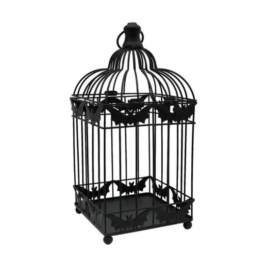 11.75" Black Metal Bird Cage by Ashland&reg; {3}