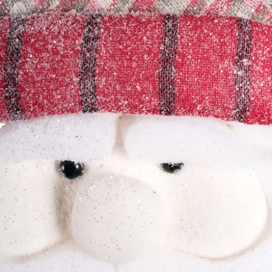 DII&reg; Hanging Foam Santa with Plaid Hat {4}