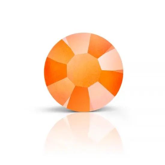 Preciosa MAXIMA SS12 Neon Flatback Czech Crystals, 144ct. Neon Orange {1}