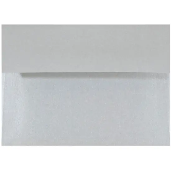 JAM Paper A1 Metallic Invitation Envelopes, 50ct. Silver Stardream {1}