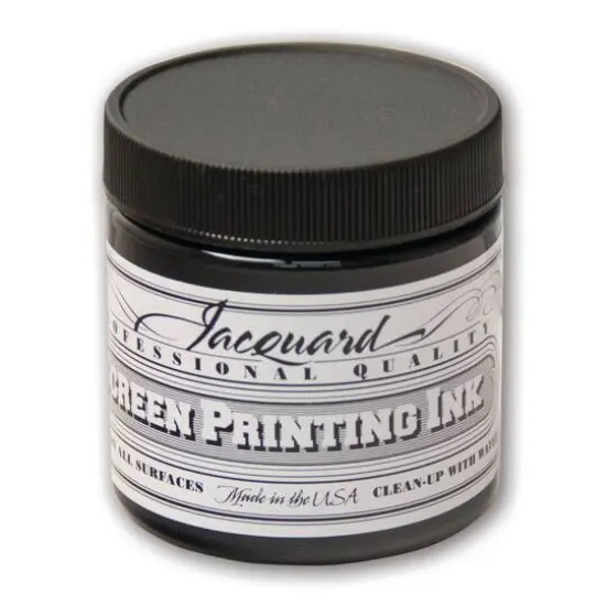 Jacquard Professional Screen Printing Ink, 4oz. Black {1}