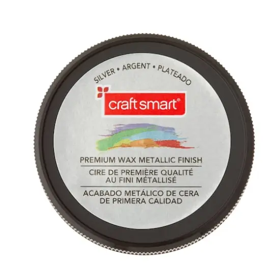 Premium Wax Metallic Finish By Craft Smart&reg; Silver {1}